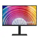 Samsung LS24A600UCWXXL 60.4 cm (24 inch) with IPS Panel Technology, 2560 X 1440 Resolution, Refresh Rate 75 Hz, Display Port, Black Monitor