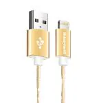 Honeywell Apple CBL1.2MB Lightning Cable 1.2 metres, Braided Gold