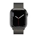 Apple Watch Series 7 Cellular - 41 mm Graphite Stainless Steel Case with Graphite Milanese Loop