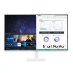 Samsung LS32AM501NWXXL 81.28 cm (32 inch) with VA Panel Technology, 1920 X 1080 Resolution, Built-in speaker, White, Monitor