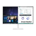Samsung LS27AM500NWXXL 68.58 cm (27 inch) with 1920 X 1080 Resolution, Borderless, Built-in speaker, White Monitor