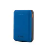Urbn 10000 mAh Ultra Compact 12W Power Bank with Micro & Type-C Port, 2.1 Amp 5V Fast Charge, Bright Blue