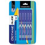 Classmate Octane Glide Blue Gel Pen (Pack of 5)