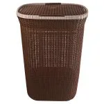 Cello Creta Assorted Plastic Laundry Basket with Lid 50 L