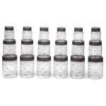 Cello Square Mate Plastic Container Set (18 pcs)