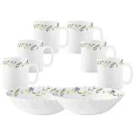 Diva Classic Assorted Glass Coffee Time Set 8 pcs (Design/colour may vary)