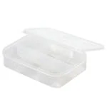 Amson Transparent Plastic 6 Partition Organiser Container 275x182x62 cm