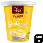 Crave Eatables Bachubhai's Full Cream Mango Shrikhand 500 g