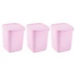 Joyo Kitchen Classic Assorted Colour Plastic Container 2 L (Set of 3) (Design/colour may vary)