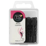 TS Beauty Essentials Black U Hairpin (M) 70 pcs