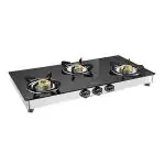 KUTCHINA Benito Excel 3B Cooktop with 6 mm Tempered Glass, Black
