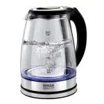 Inalsa 1.8 litre 1350 Watts Electric Kettle, Prism Inox With Borosilicate Glass