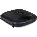 Bajaj SWX 3 Deluxe, 2 Bread Slices, 800 Watts Sandwich Maker, 2 Slice Grilling Plates, Non Stick Coating, Black