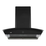 Kaff ROVER DHC 60 Kitchen Hood with 3 Speed Touch Control, Black