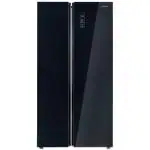 Kelvinator 584 litres Side By Side Refrigerator, Black KRS-B600BKG