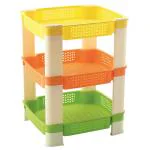 Selvel Happy Home Assorted Plastic Rack 34.5x30.3x44.8 cm (No. 3)