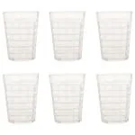 Selvel Breezer Plastic Glass 350 ml (Set of 6)