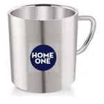 Home One Sober Stainless Steel Tea Cup 220 ml