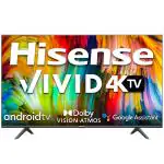 Hisense 108 cm (43 inch) 2Yr Warranty 4K Ultra HD Smart Certified Android LED TV 43A6GE (Black) with Dolby Vision and ATMOS