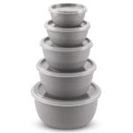 Flair Kitchen Milano Mux Container Set 300+ 500+ 920+ 1500+ 2600 ml (5 pcs)