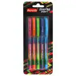 Reynolds Racer Gel Blue Sporty Pen 5 pcs