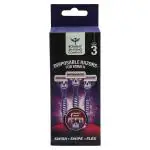 Bombay Shaving Company Swish Swipe Flex Disposable Razors for Women (Pack of 3)