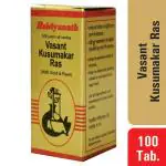 Baidyanath Vasant Kusumakar Ras (with Gold & Pearl) 100 Tablets
