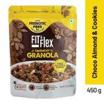 Fit & Flex Choco Almond & Cookies Crunchy Granola 450 g