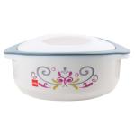 Cello Hot Flavour White and Grey Plastic Insulated Casserole 1.5 L
