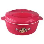 Cello Roti Plus Pink Plastic Insulated Casserole 2500 ml