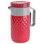 Cello Puro Red Double Walled Insulated Stainless Steel Tuff Jug 1 L