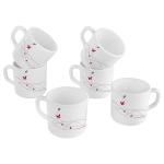 Cello Dazzle Stella Lush Fiesta Opalware Mug 100 ml (Set of 6)