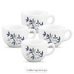 La Opala Jamaica Blue Opalware Coffee Cup 100 ml (Set of 4)