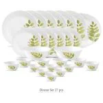La Opala Ivory Autumn Shadow Opalware Dinner Set (27 pcs)