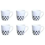 Marvel Fusion Series Assorted Colours Ceramic Coffee Mug 190 ml (Set of 6) - Design / Colour may vary