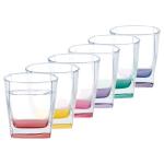 Luminarc Sterling Rainbow Assorted Glass Tumbler 300 ml (Set of 6)