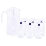 Luminarc Octime Glass Jug 1600 ml and Tumbler 330 ml (7 pcs)