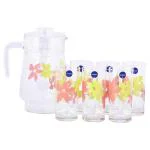 Luminarc Melodine Glass Water Jug 1600 ml and Tumbler 270 ml (7 pcs)