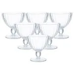 Luminarc Quadro Glass Ice Cream Cup 300 ml (Set of 6)