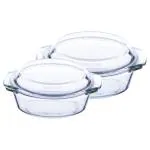 Roxx Boroxx Glass Casserole 700+1000 ml (2 pcs)