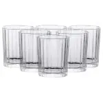 Roxx Ella Glass Tumbler 255 ml and Jar (Set of 6)