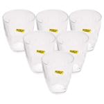 Roxx Rain Drop Glass Tumbler 230 ml (Set of 6)