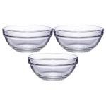 Roxx Hawaii Glass Stack Bowl 14 cm 500 ml (Set of 3)