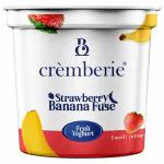 Cremberie Strawberry Banana Fuse Fruit Yoghurt 90 g (Cub)