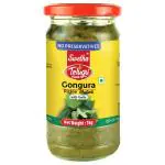 Swetha Telugu Foods Gongura Pickle with Garlic 1 kg (Jar)