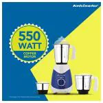 Kelvinator Magnifico KMG00355 Mixer Grinder with 3 Jar, Blue White