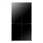 HISENSE 670 litres Four Door Refrigerator with Durable Inverter Technology, Black, RQ670N4SBU