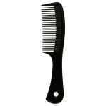 Kai Black Grooming Comb with Grip