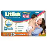 Little's Comfy Baby Pants Large 9-14 kg (Pack of 30)