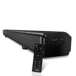 Blaupunkt SBA03 100 Watts Wireless Sound Bar with Dual Sub-Woofer, Black